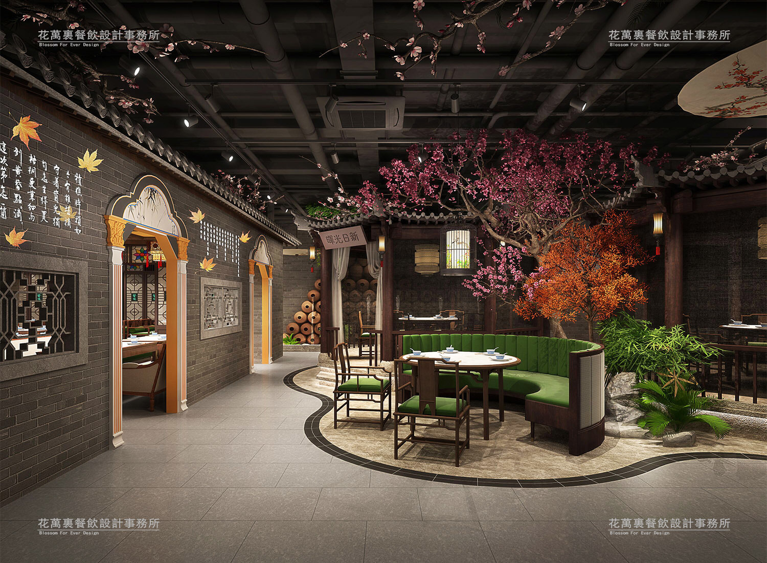 西安餐飲店設(shè)計(jì)中室內(nèi)環(huán)境色彩作用