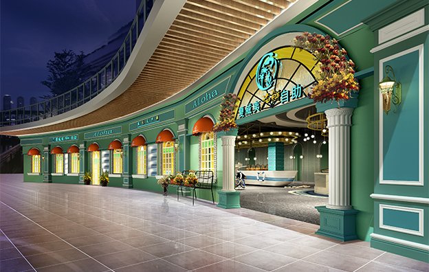 【夏威夷】自助餐餐飲空間設(shè)計案例