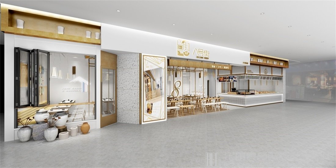 【八號(hào)街角】小吃店餐飲全案策劃設(shè)計(jì)案例圖片 4