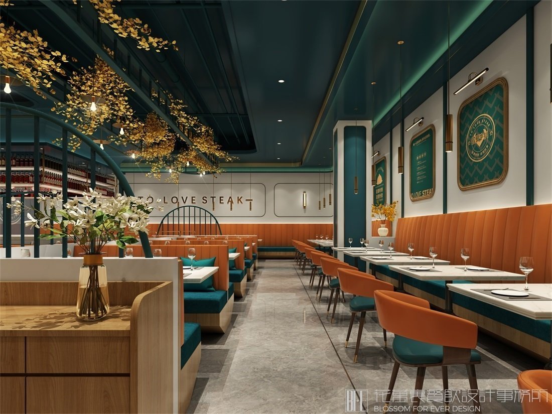【致愛牛扒】自助餐餐飲全案策劃設(shè)計(jì)案例圖片 13