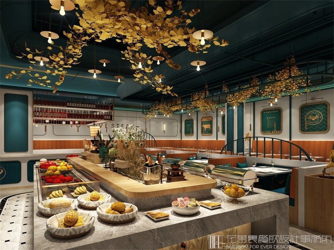 【致愛牛扒】自助餐餐飲全案策劃設(shè)計(jì)案例圖片 15