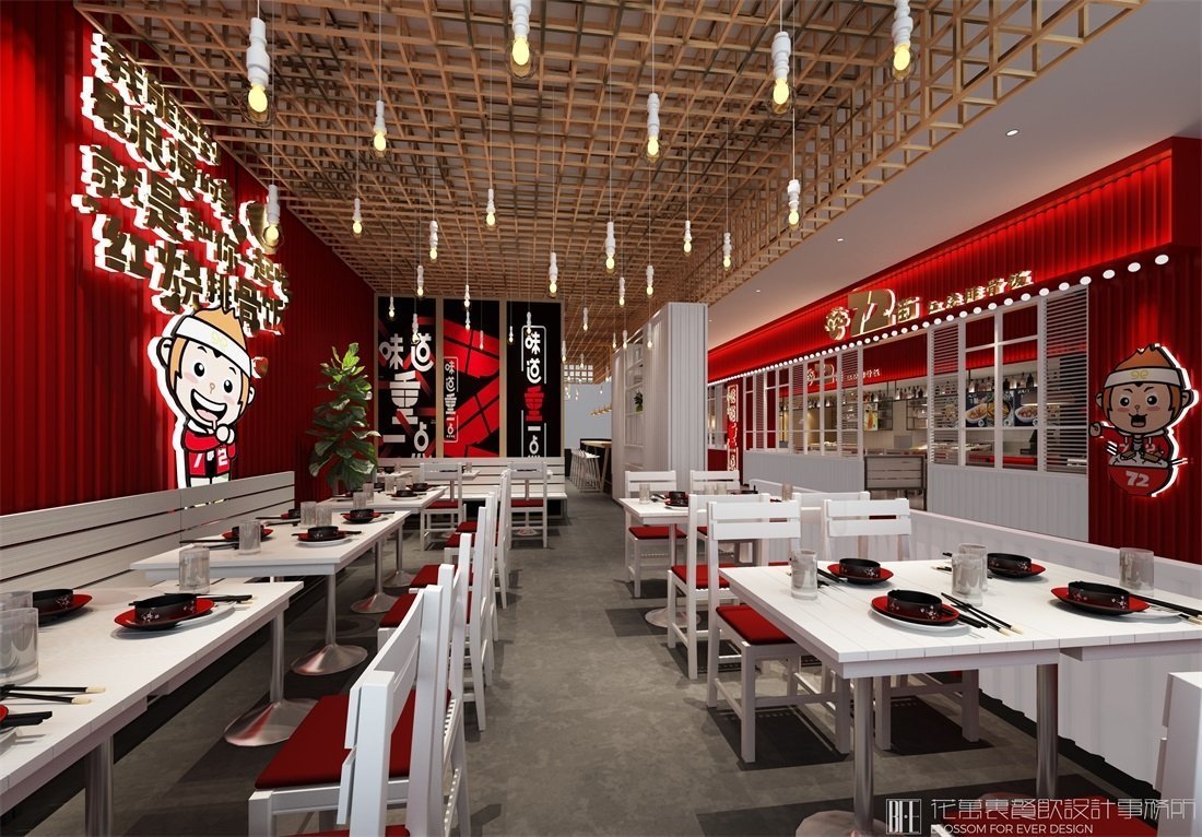 【72街】快餐店餐飲空間設(shè)計(jì)案例圖片5