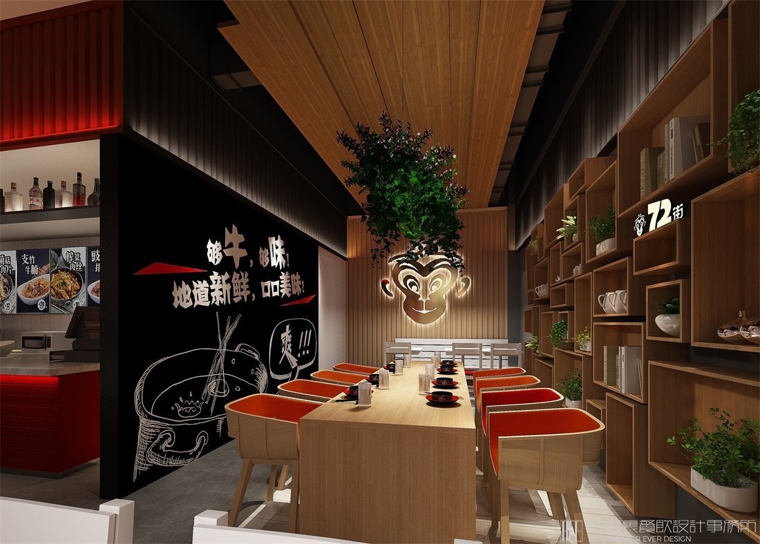 【72街】快餐店餐飲空間設(shè)計(jì)案例圖片2
