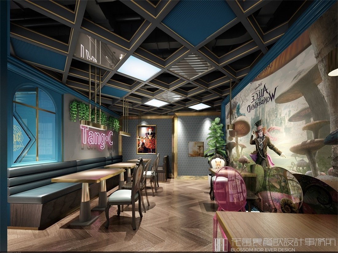 【塘潮】中餐餐飲空間設(shè)計案例圖片 4