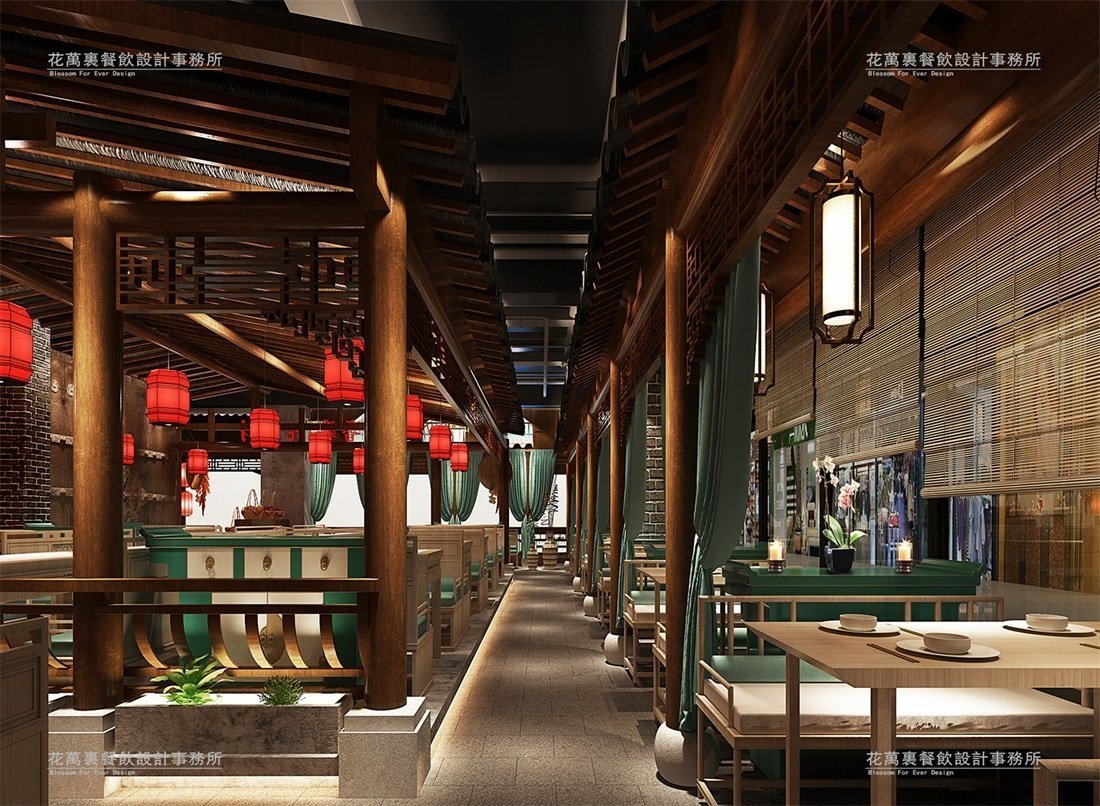 【齊魯印象】中餐餐飲空間設(shè)計(jì)案例圖片 2