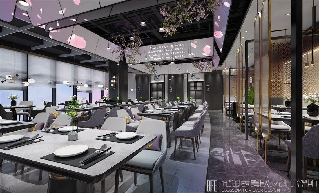 【梨花春雨】中餐餐飲空間設(shè)計案例圖片3