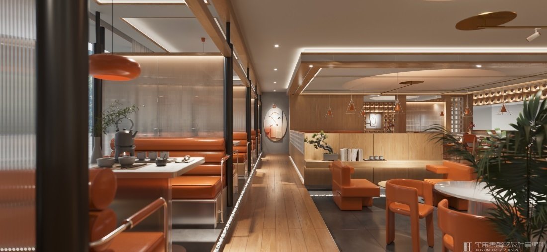 【56TEA COLOR】中餐餐飲空間設計案例圖片 2