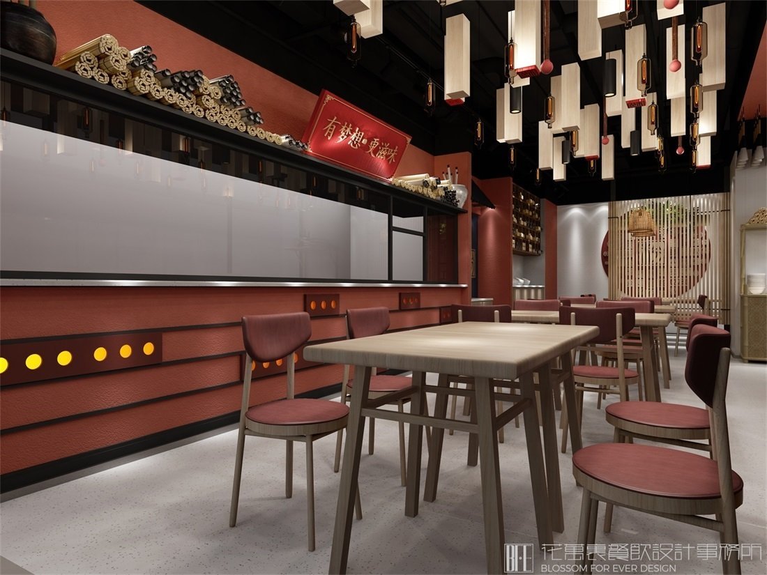【狀元粉館】米粉店餐飲空間設(shè)計(jì)案例圖片 3