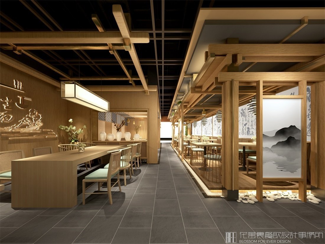 【麥未面屋】面館餐飲空間設(shè)計(jì)案例圖片 2
