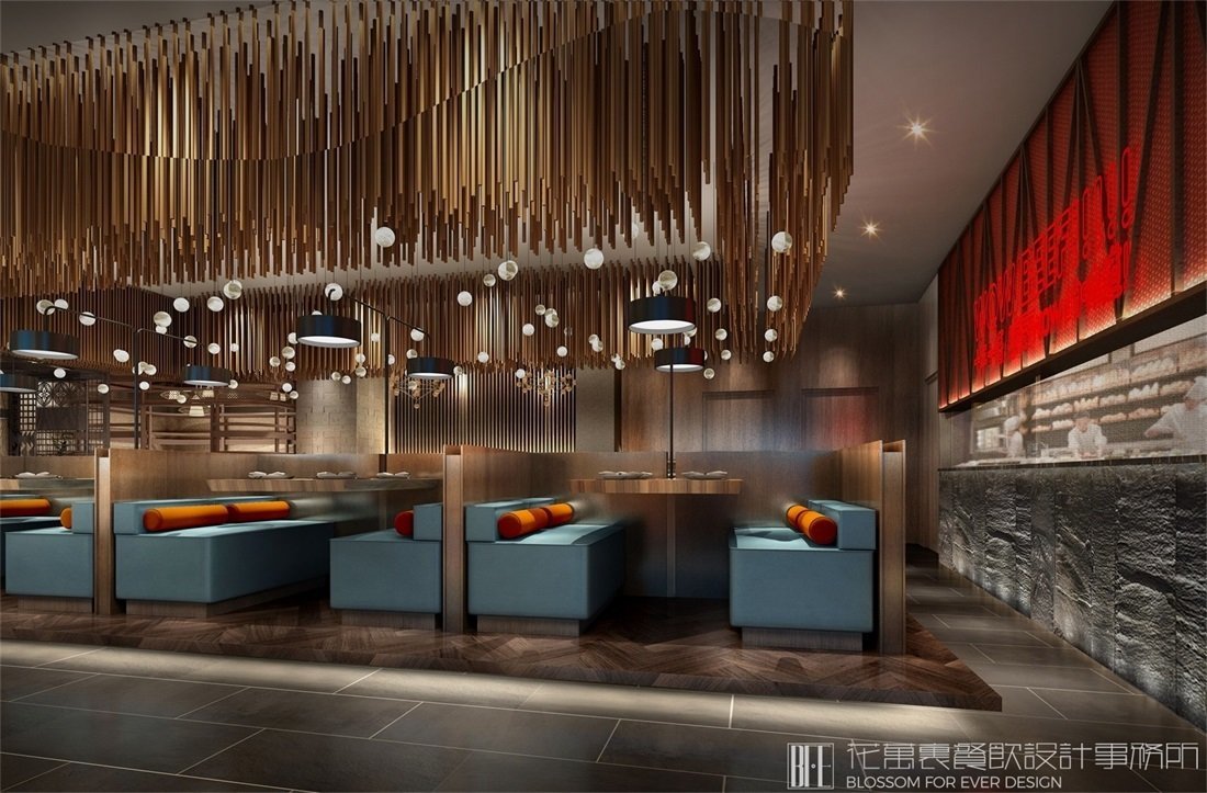 【鍋悟】火鍋店餐飲空間設(shè)計(jì)案例圖片 02
