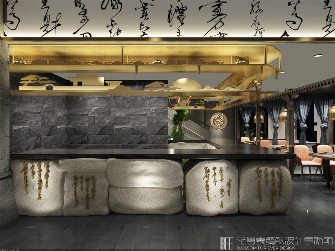 【太和板面一號】面館餐飲空間設(shè)計(jì)案例圖片3