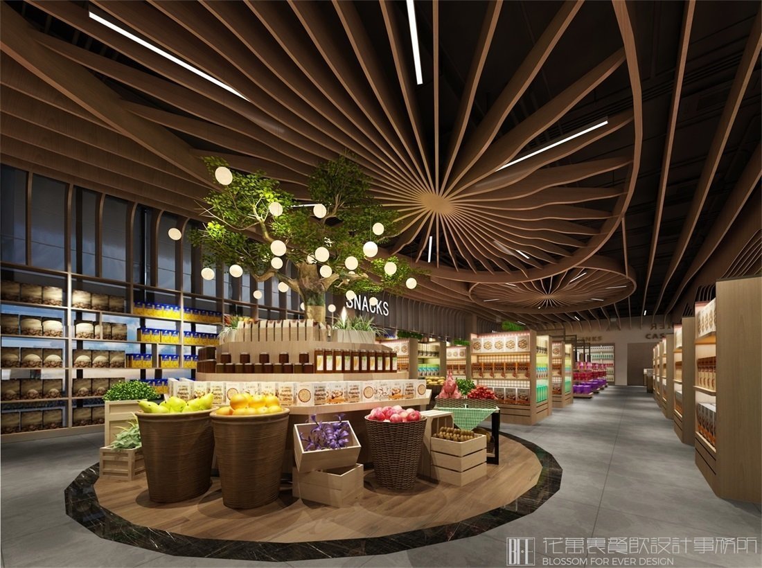 【睿魯印象】超市餐飲空間設(shè)計案例圖片 2