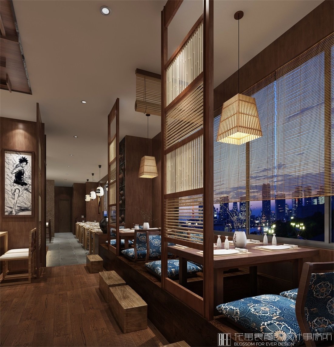 【海賊王】日料餐飲空間設(shè)計(jì)案例圖片 3