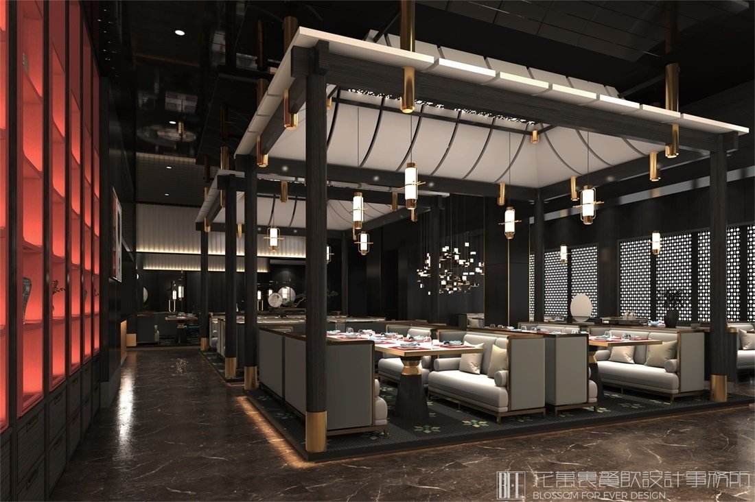 【東來順】火鍋店餐飲空間設(shè)計(jì)案例圖片 6