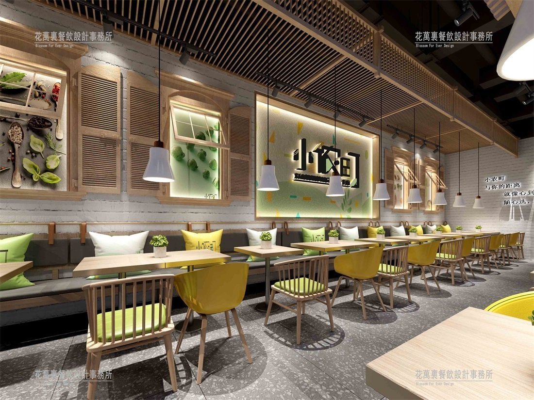 【小農(nóng)町】快餐店餐飲全案策劃設(shè)計(jì)案例圖片 18