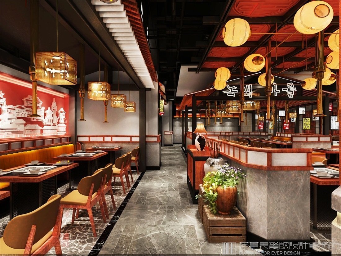 【綠色莊園】韓料餐飲全案策劃設計案例圖片 3
