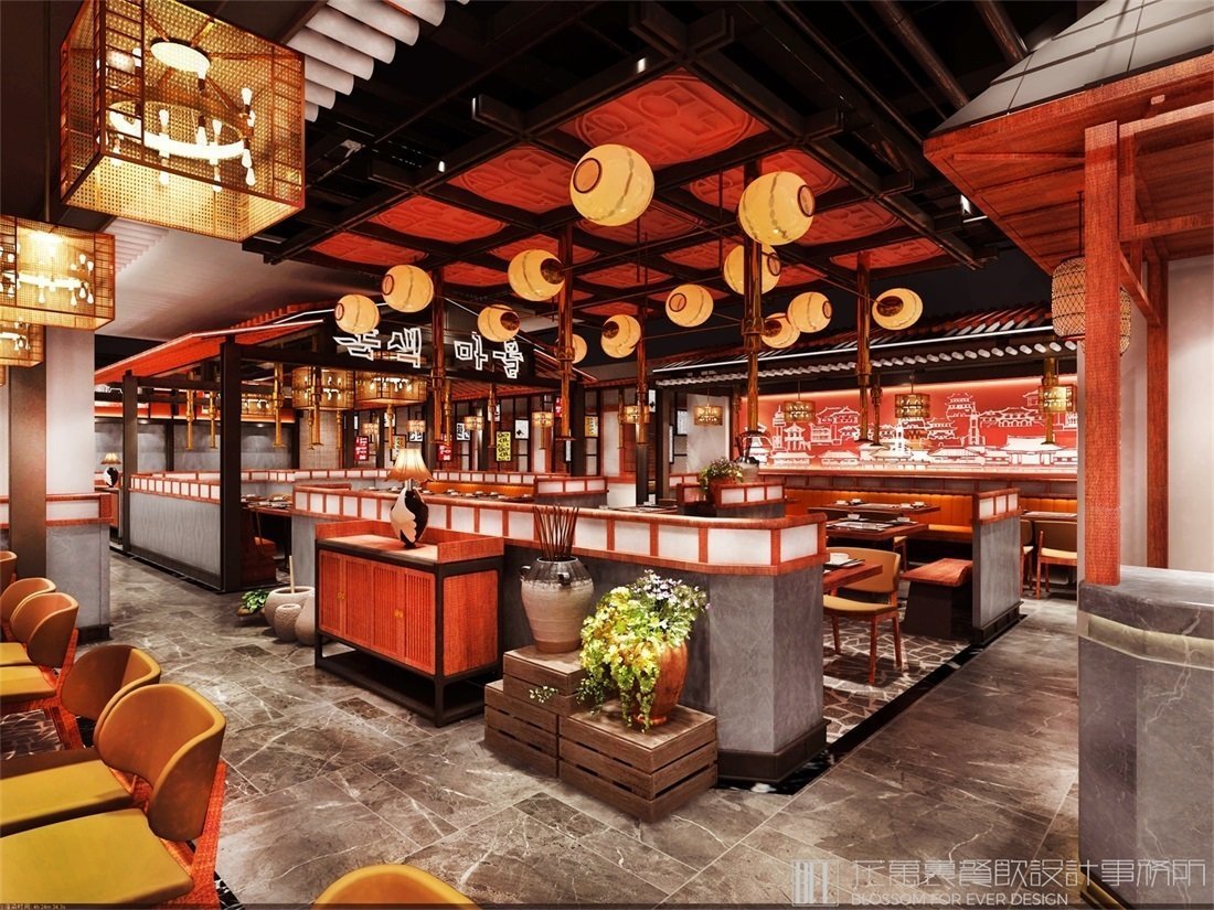 【綠色莊園】韓料餐飲全案策劃設計案例圖片 4