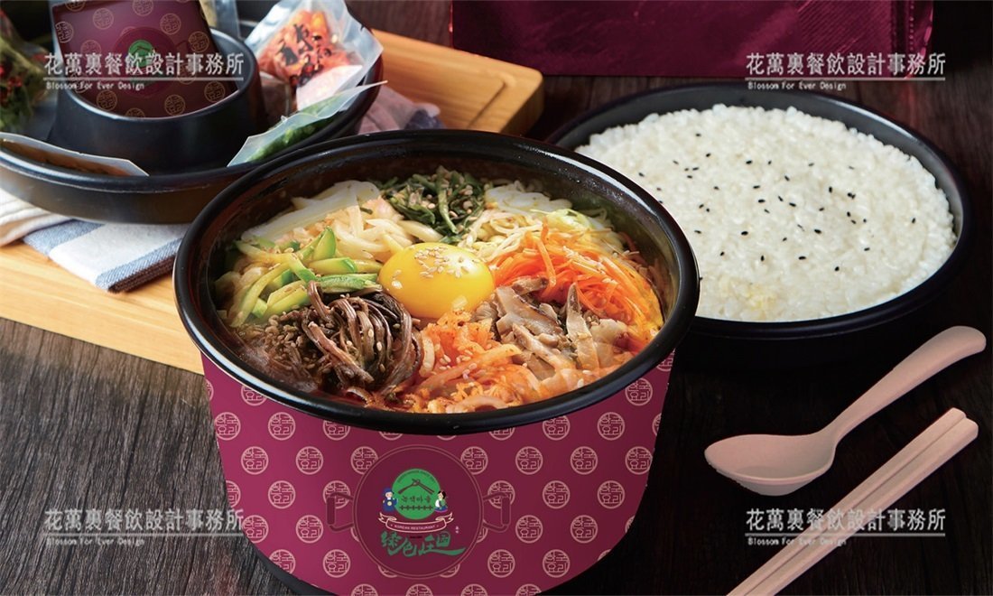 【綠色莊園】韓料餐飲全案策劃設計案例圖片 16
