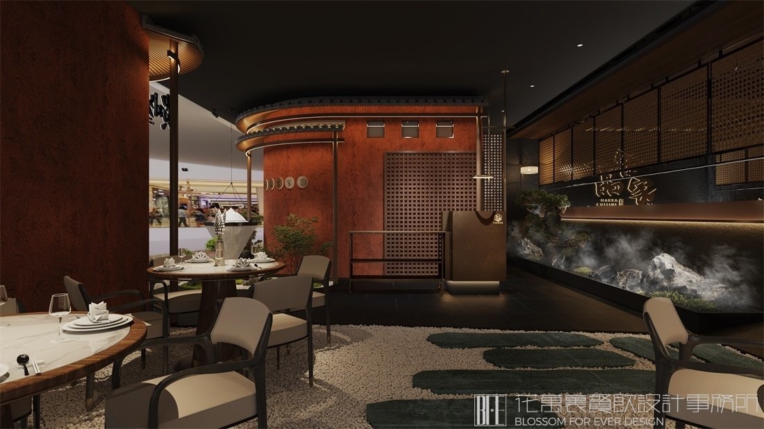 【淡水人家】中餐餐飲空間設(shè)計案例圖片 3