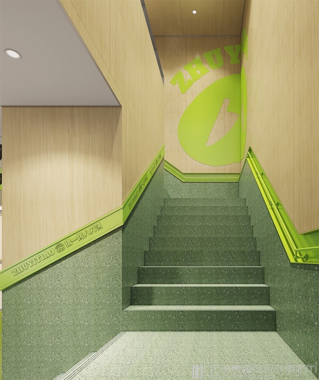 【豬一跳】面館空間設(shè)計(jì)案例圖片 20