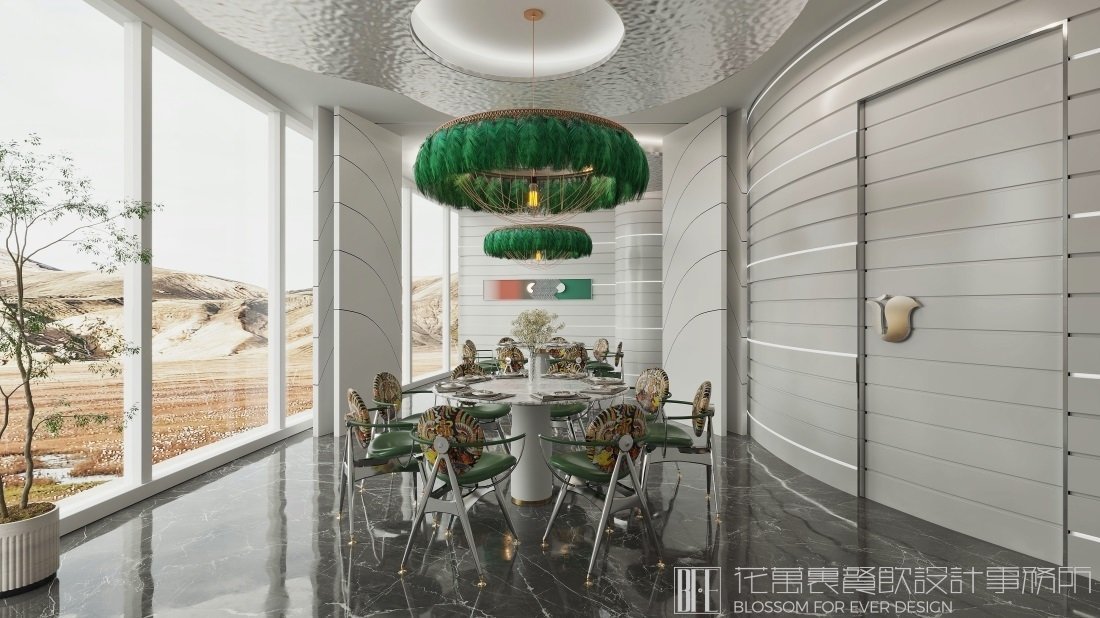 【沿江文昌雞】中餐餐飲空間設(shè)計案例圖片 5