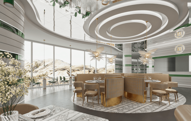 【沿江文昌雞】中餐餐飲空間設(shè)計案例