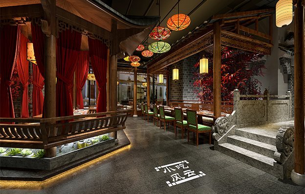 【小吃風(fēng)云】小吃店餐飲空間設(shè)計(jì)案例