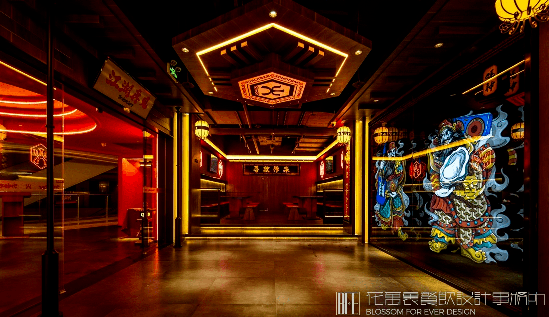 【燒蠔幫】燒烤店餐飲空間設(shè)計案例 7