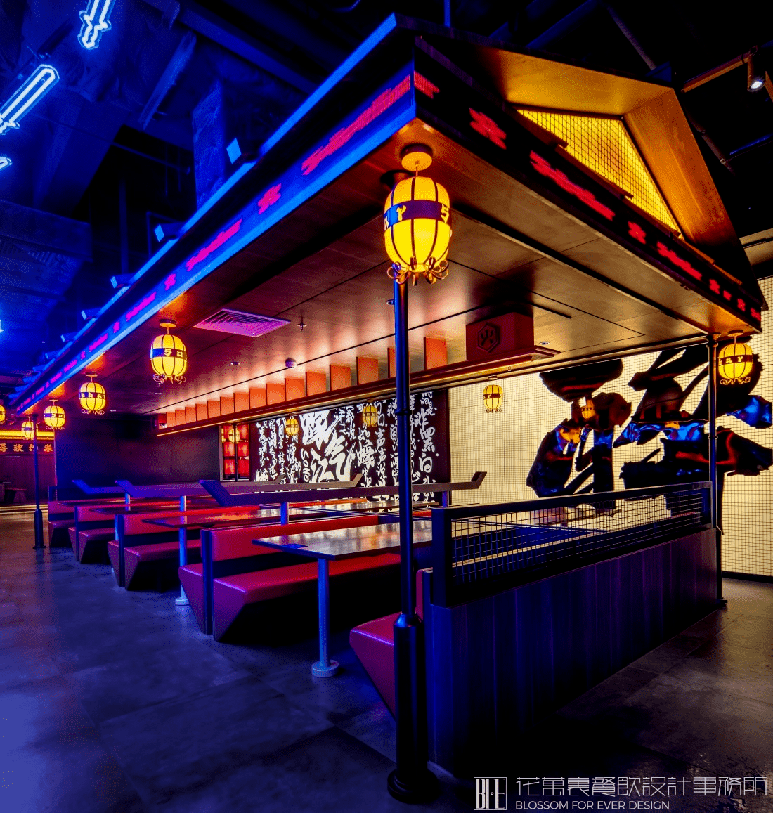 【燒蠔幫】燒烤店餐飲空間設(shè)計案例 12