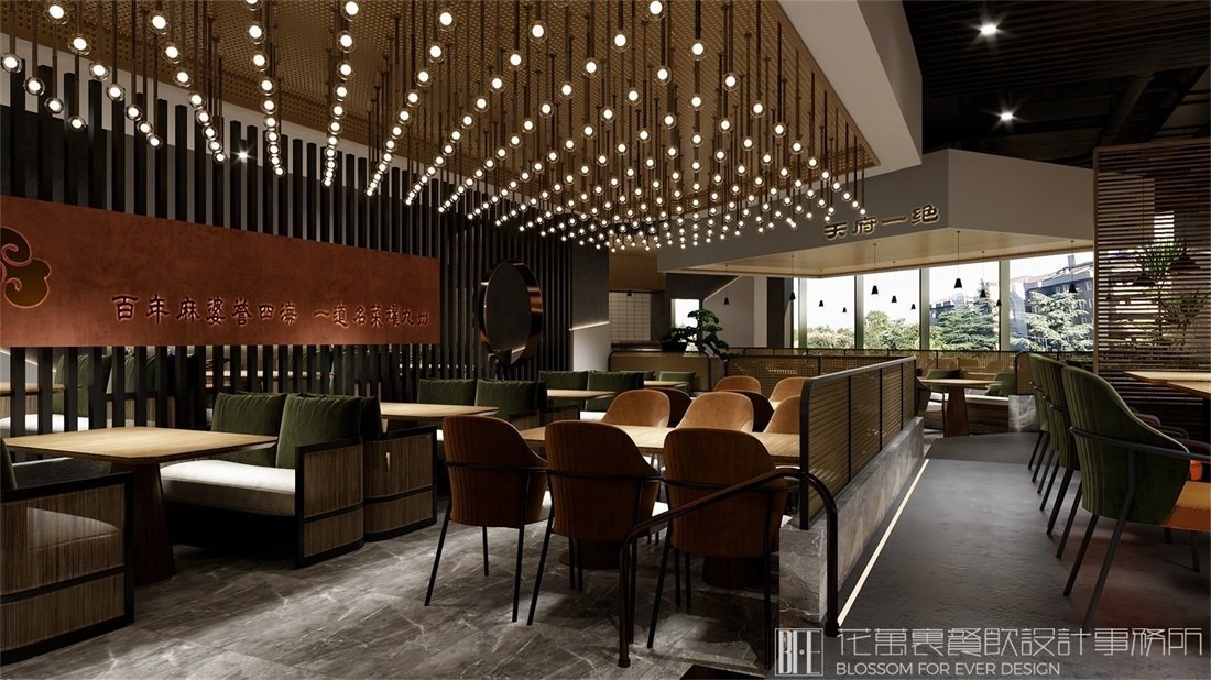 【陳麻婆】中餐餐飲空間設(shè)計(jì)案例圖片 2