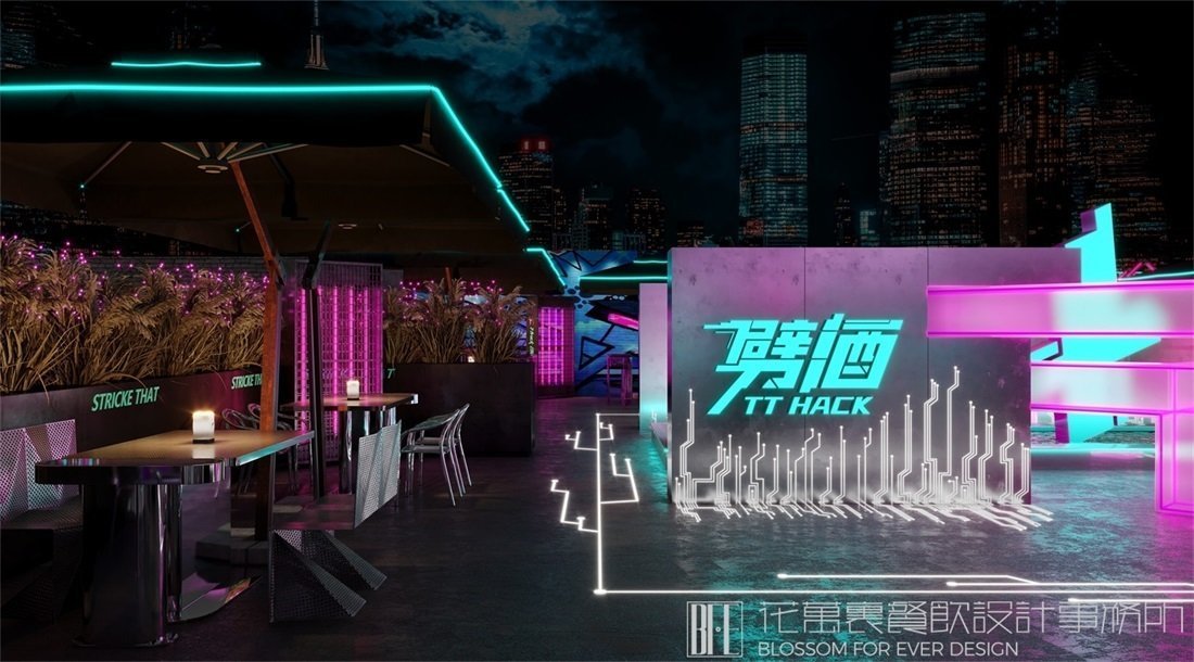【TT劈酒街區(qū)】酒館餐飲全案策劃設(shè)計案例圖片 28
