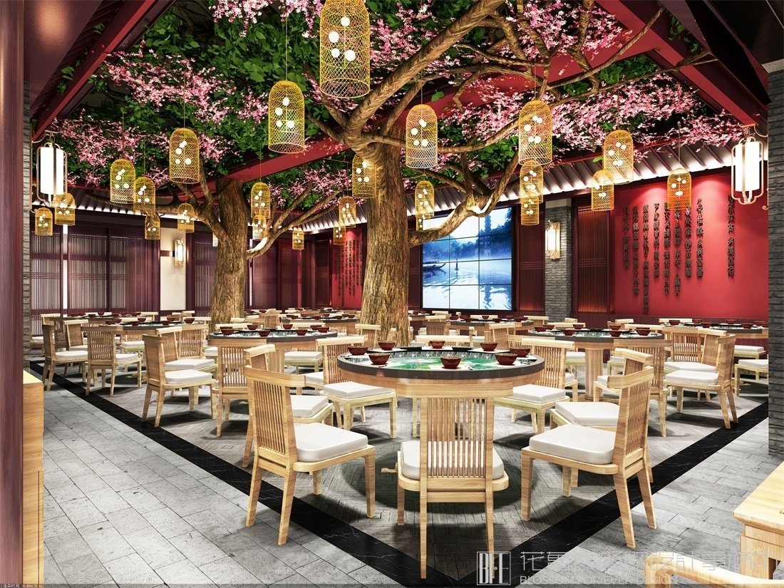 【筷樂芙蓉】中餐餐飲空間設計案例圖片 5