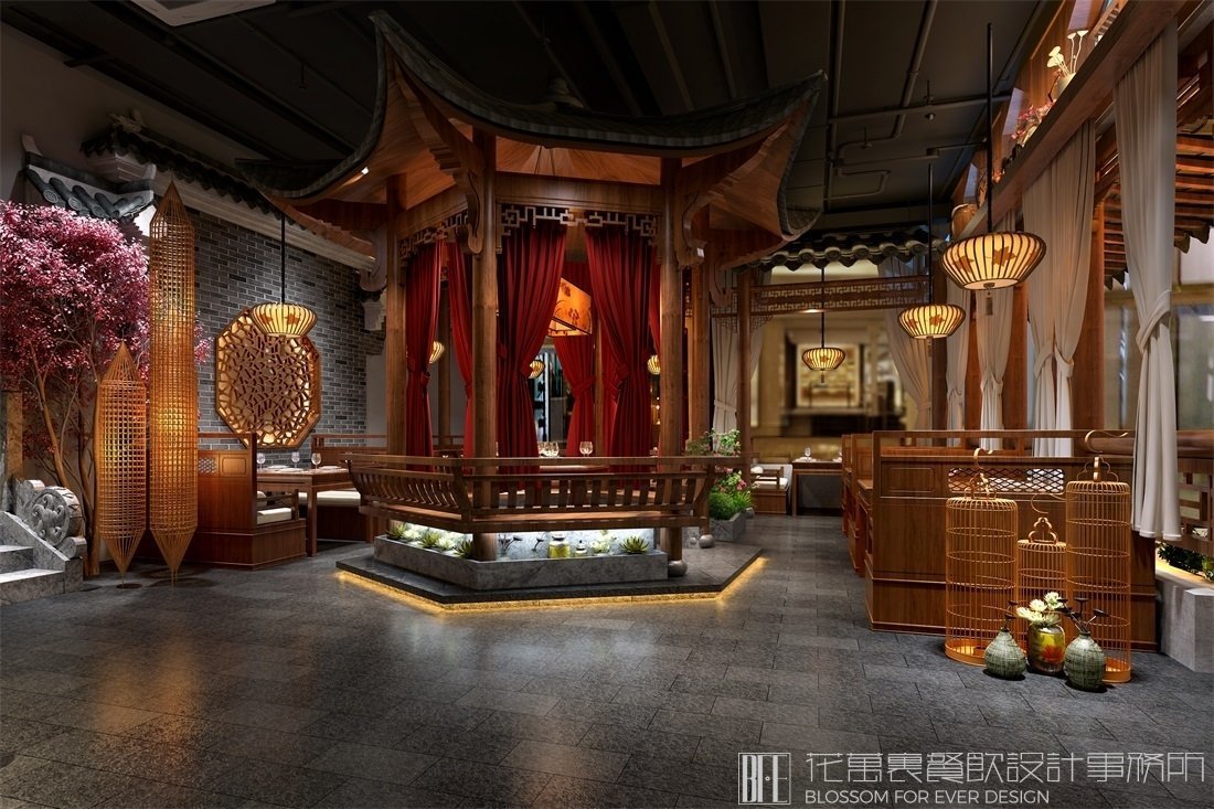 【小吃風(fēng)云】小吃店餐飲空間設(shè)計(jì)案例圖片 2