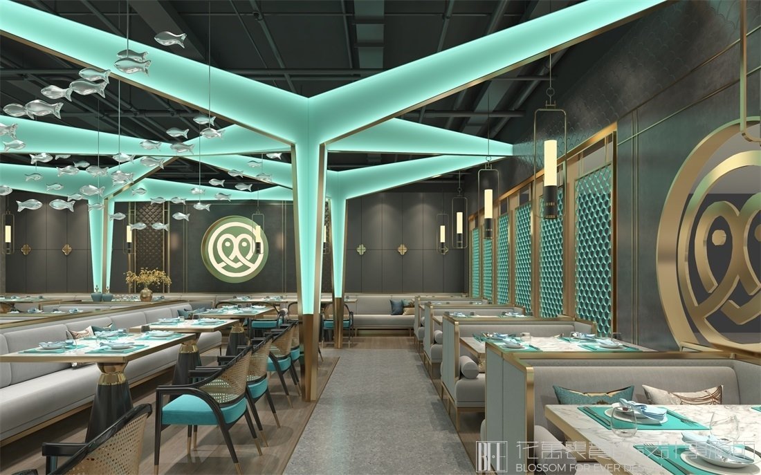 【歆魚坊】中餐餐飲空間設計案例圖片4