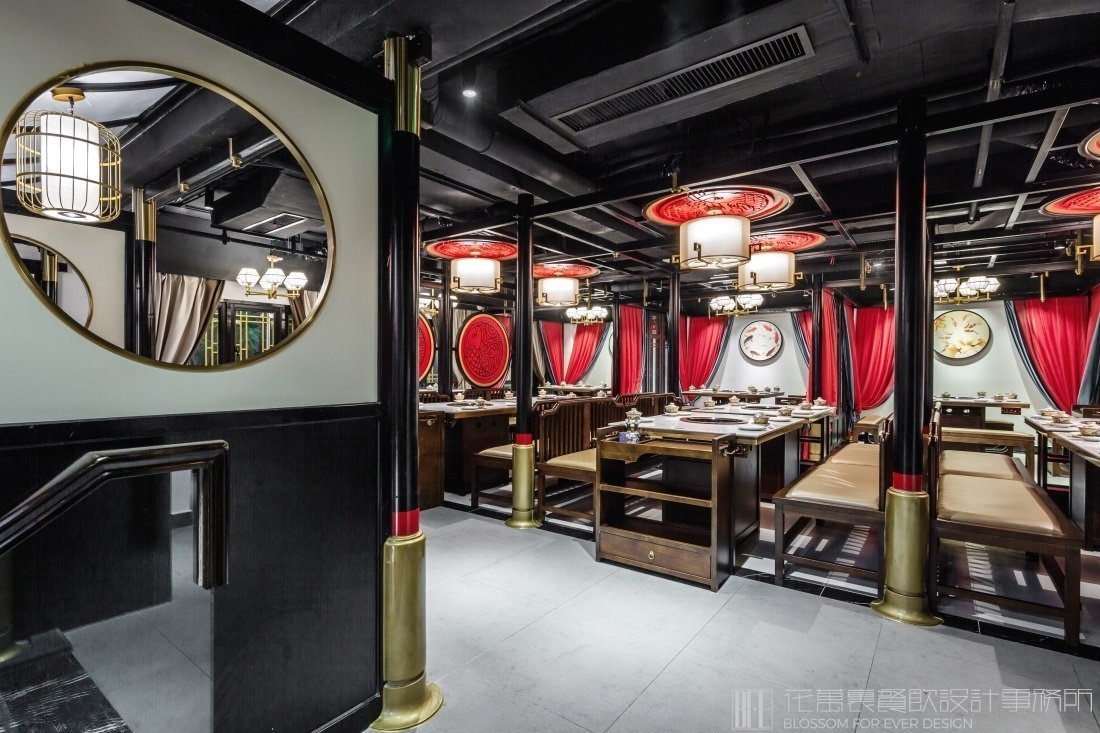 【東灶魚頭】火鍋店餐飲空間設計案例圖片 2