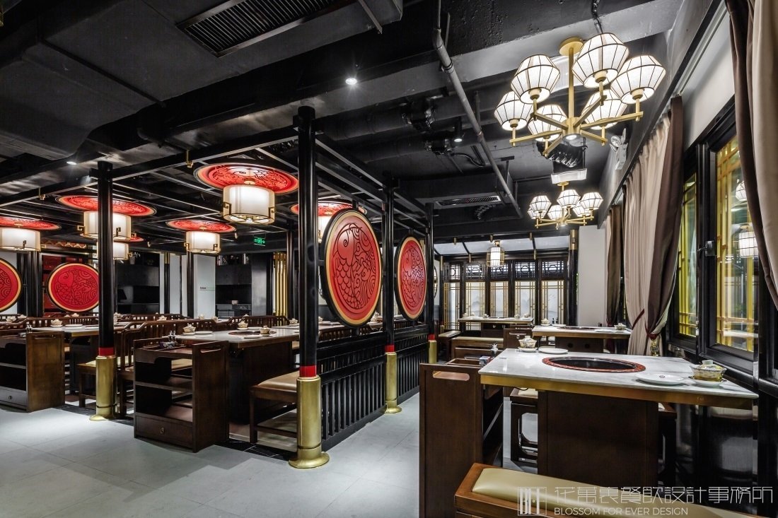 【東灶魚頭】火鍋店餐飲空間設計案例圖片 3
