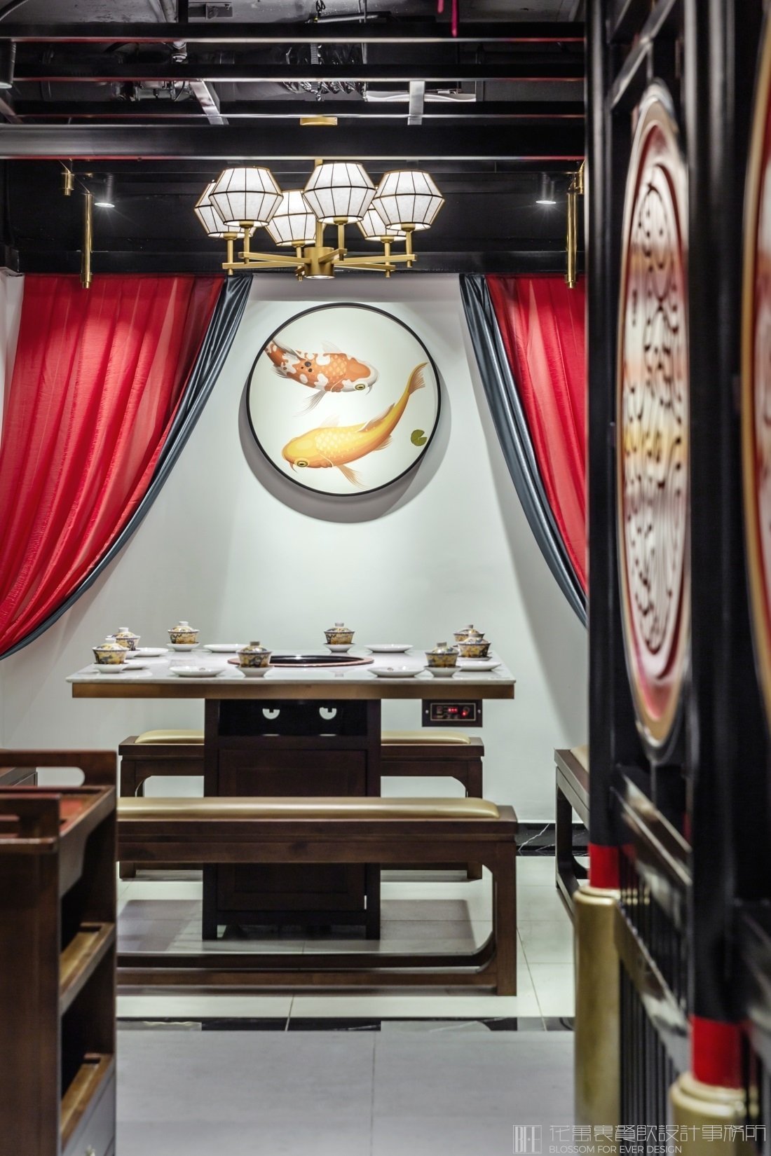 【東灶魚頭】火鍋店餐飲空間設計案例圖片 14