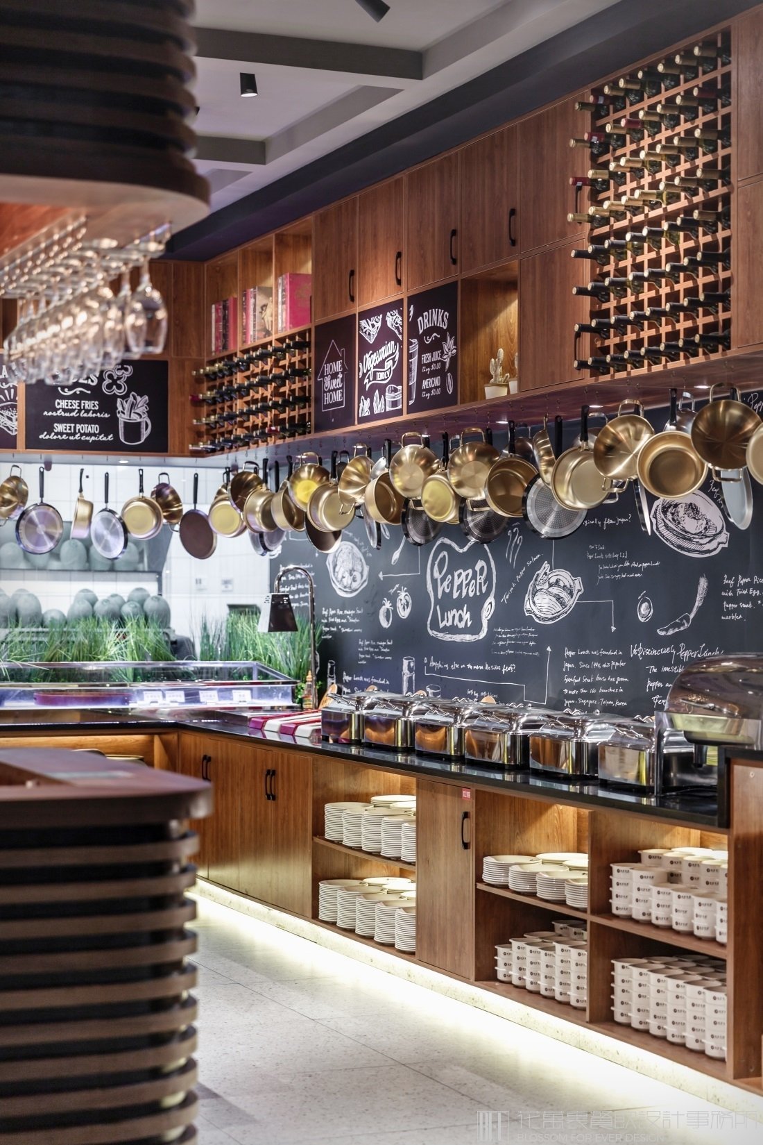 【臺北牛扒】自助餐餐飲空間設(shè)計案例圖片 11