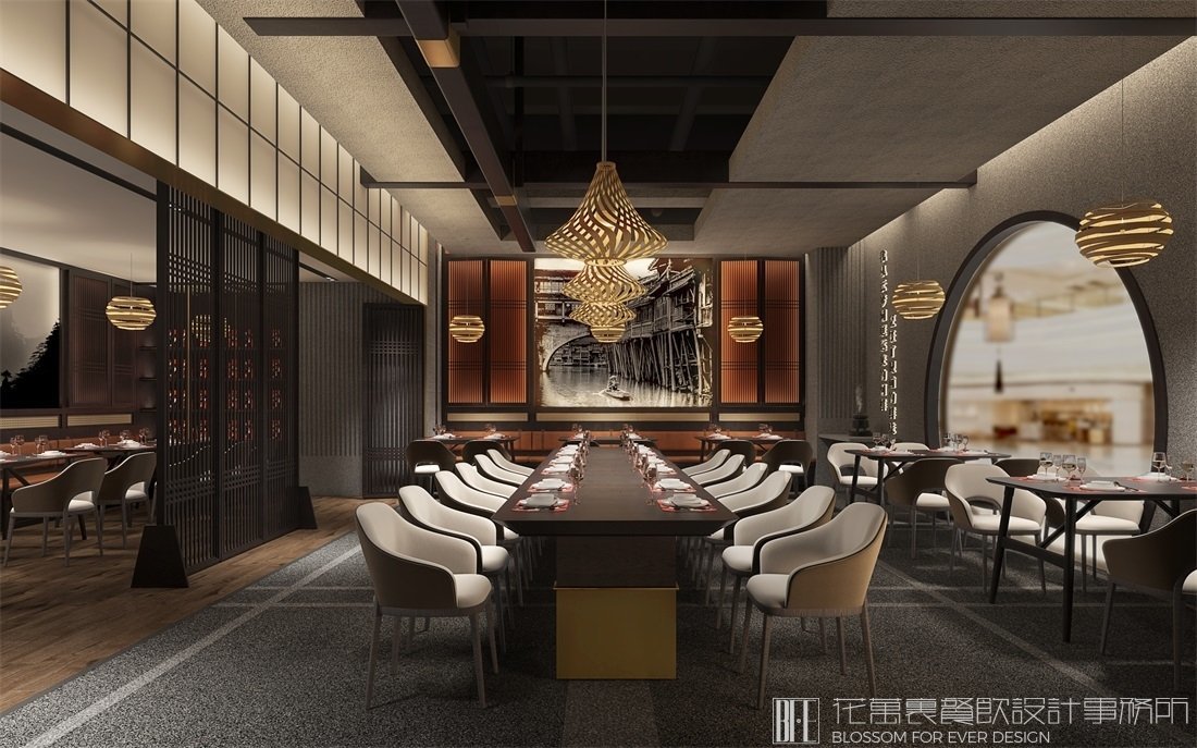 【湘古肴】中餐餐飲空間設計案例圖片 5