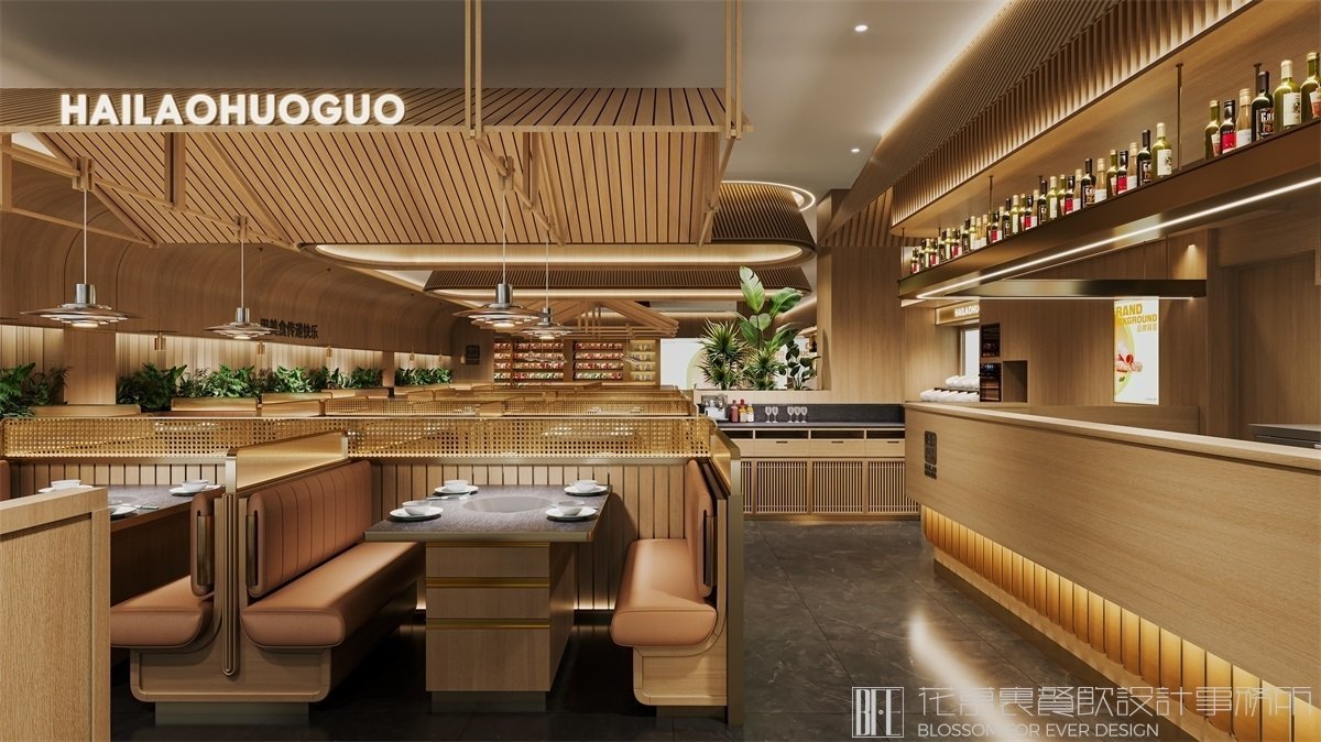 【嗨撈】火鍋店餐飲空間設(shè)計(jì)案例圖片 4