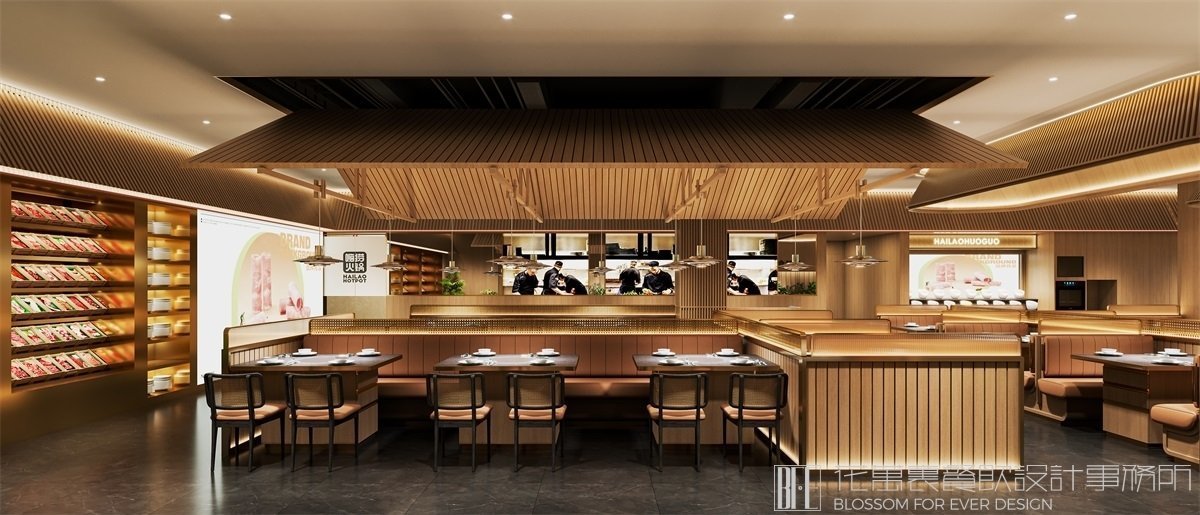 【嗨撈】火鍋店餐飲空間設(shè)計(jì)案例圖片 5